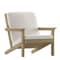 Flash Furniture Natural Cedar Poly Resin Deep Chair-Cream Cushions JJ-C14021-BR-GG - alternate 1